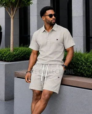 Linen 2pcs Short