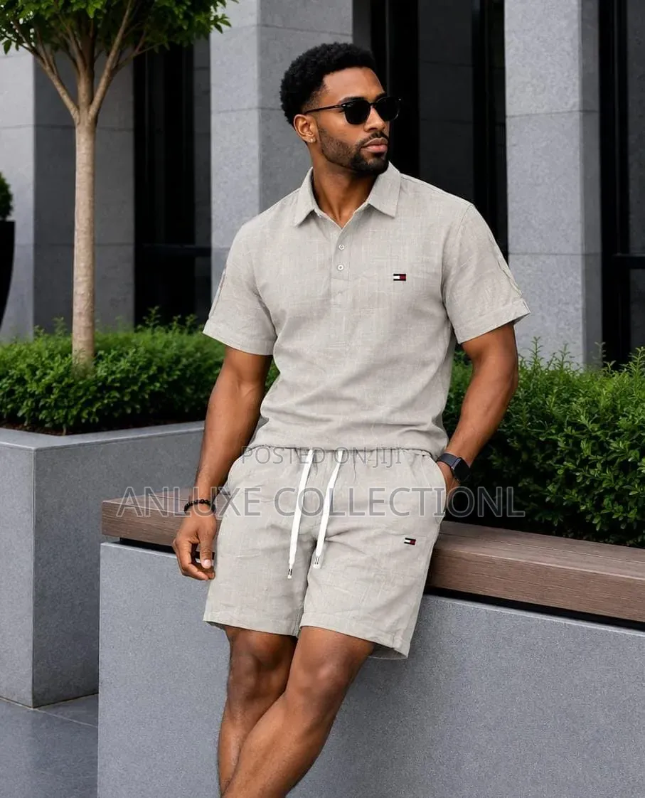 Linen 2pcs Short