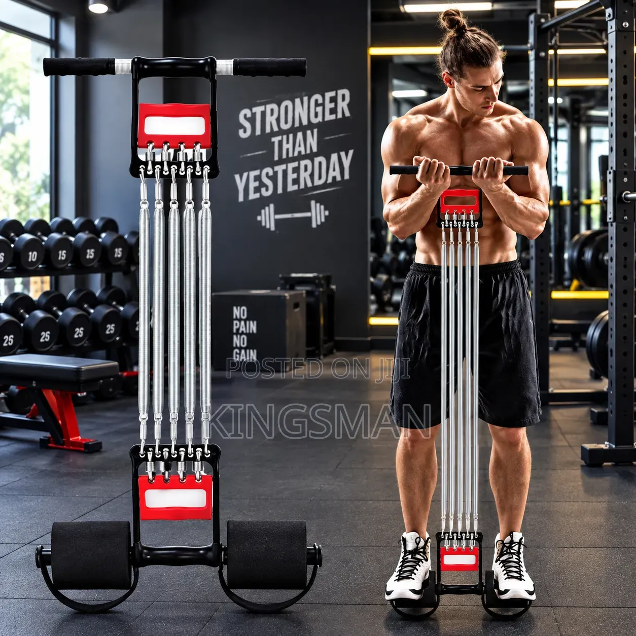 3-in-1 Multi-Function Spring Chest Expander