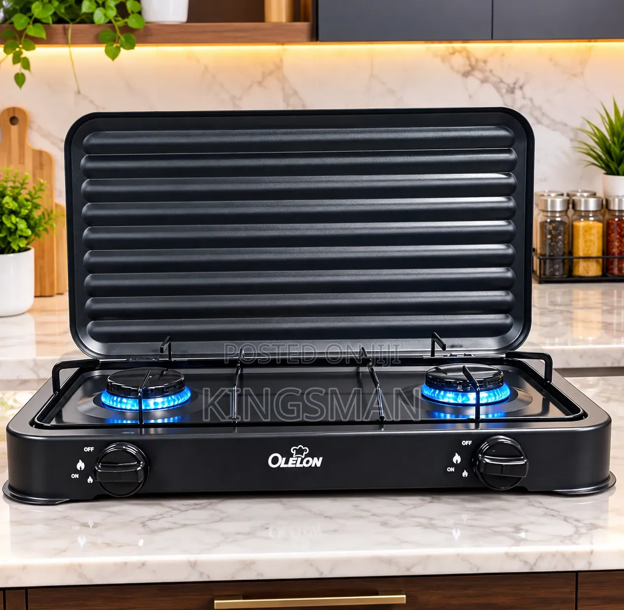 Olelon Black Gas Stove