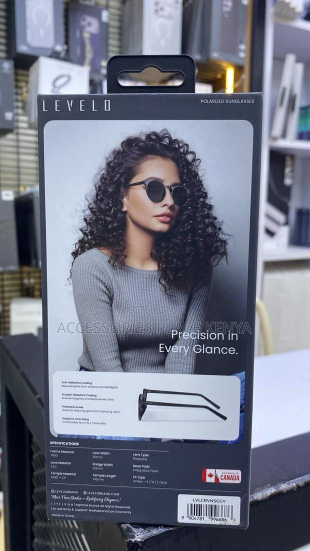 Levelo Corvin Round- Shaped Frame Polarized Lens Sunglasses - thumbnail 2