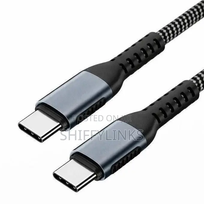 USB C to C Fast Charging Cable 2 Meter 5A 100W Braided