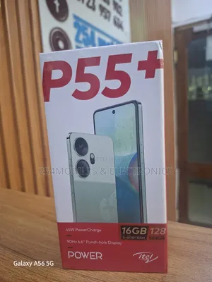 New Itel P55 Plus 128 GB Black