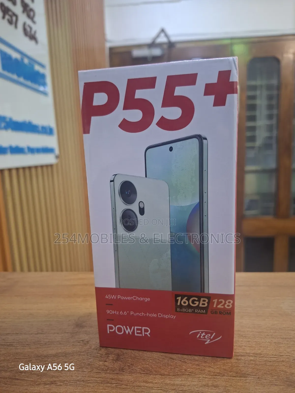 New Itel P55 Plus 128 GB Black