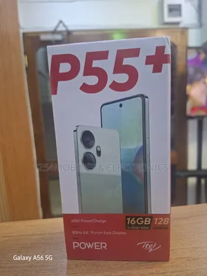 New Itel P55 Plus 128 GB Black
