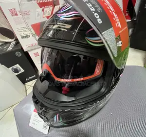 Motorcycle Helmet Ls2 Vector2 Luxe Carbon Size:S New