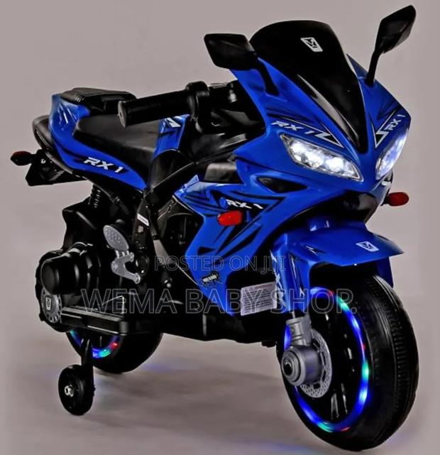 Kids Electric Motorbike With Rubber Wheel(Age 2<>10yrs)