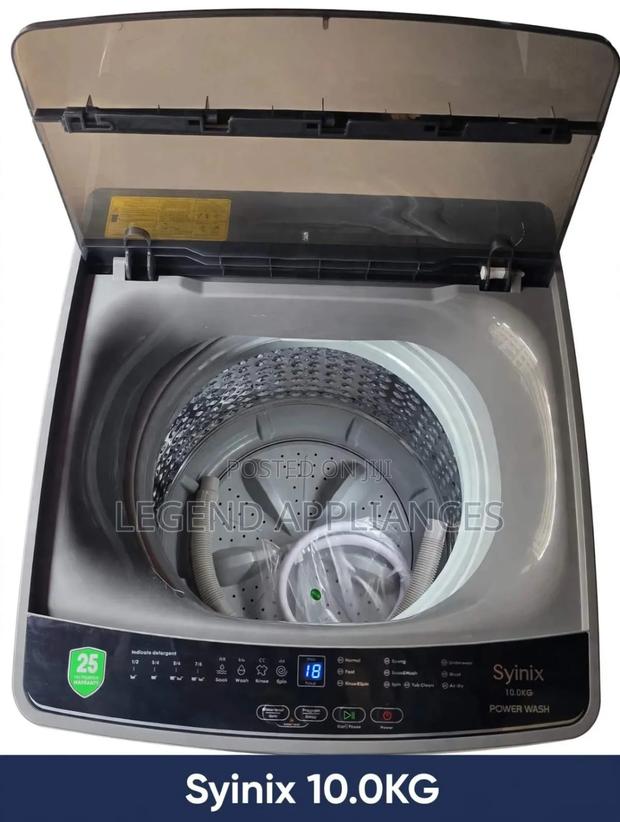 Syinix 10Kg Top Load Fully Automatic Washing Machine - thumbnail 2