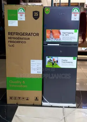 Syinix 137L Double Door Refrigerator/ 3 Star Energy Efficient Fridge