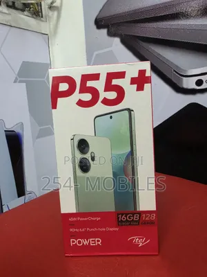 New Itel P55 Plus 128 GB Black