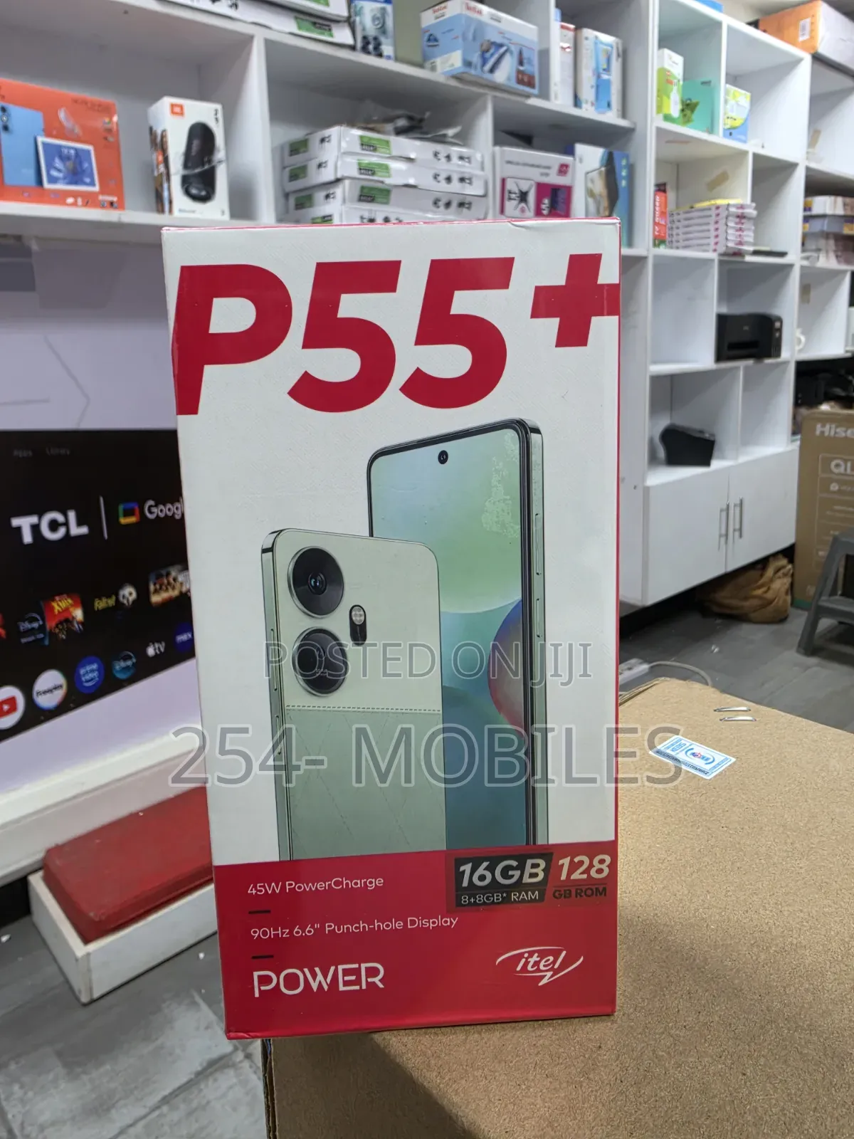 New Itel P55 Plus 128 GB Black