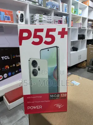 New Itel P55 Plus 128 GB Black