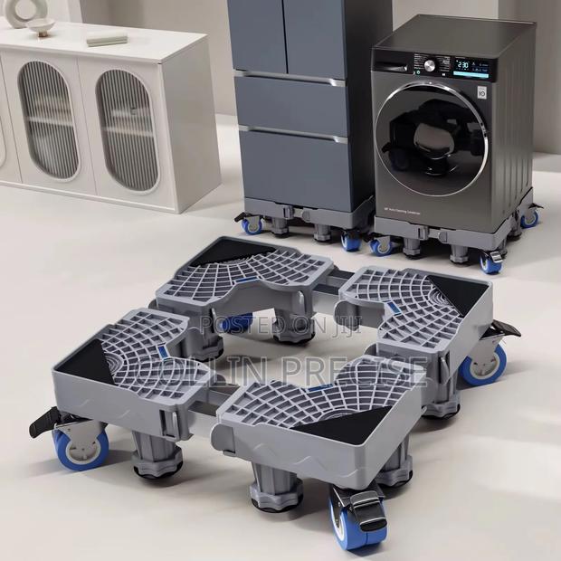 Double Rod,double Wheel Heavy Duty Fridge/Washing Machine/Cooker Stand
