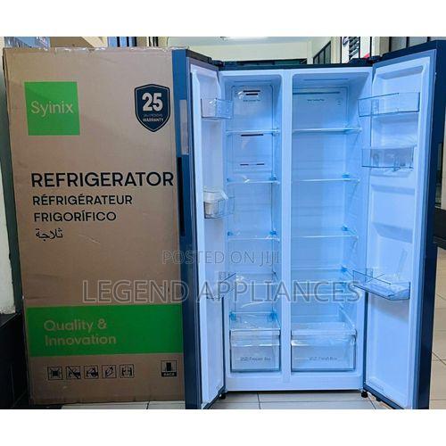Syinix 460 Litres Side by Side Refrigerator With Water Dispenser - thumbnail 2