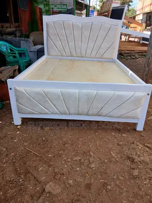 5x6 Cream Sunburst Mocket Bed - Pay on Delivery