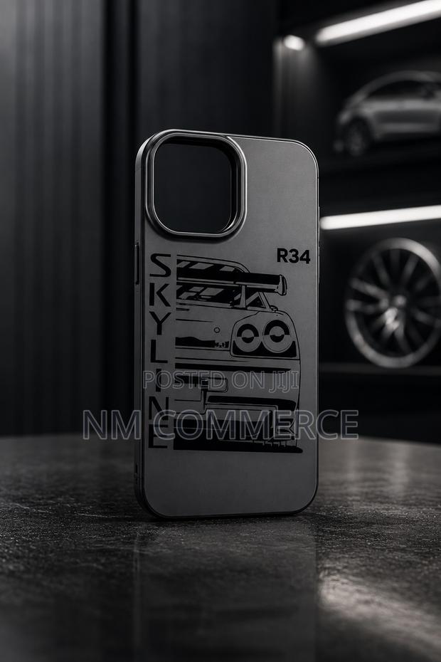 Premium Skyline R34 Phone Case | Automotive Edition | Black Gunmetal