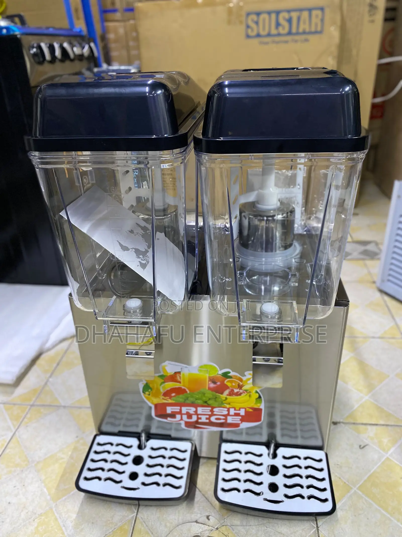 Euromax Commercial Juice Dispenser – 3 Tap (JD-16.3M)