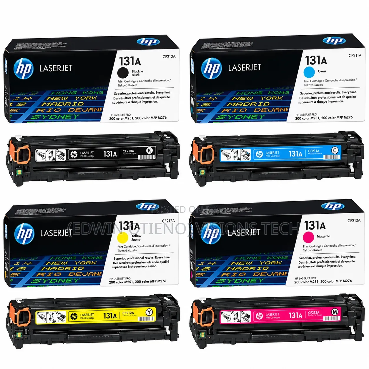 HP 131A Color Printing Toner Cartridge