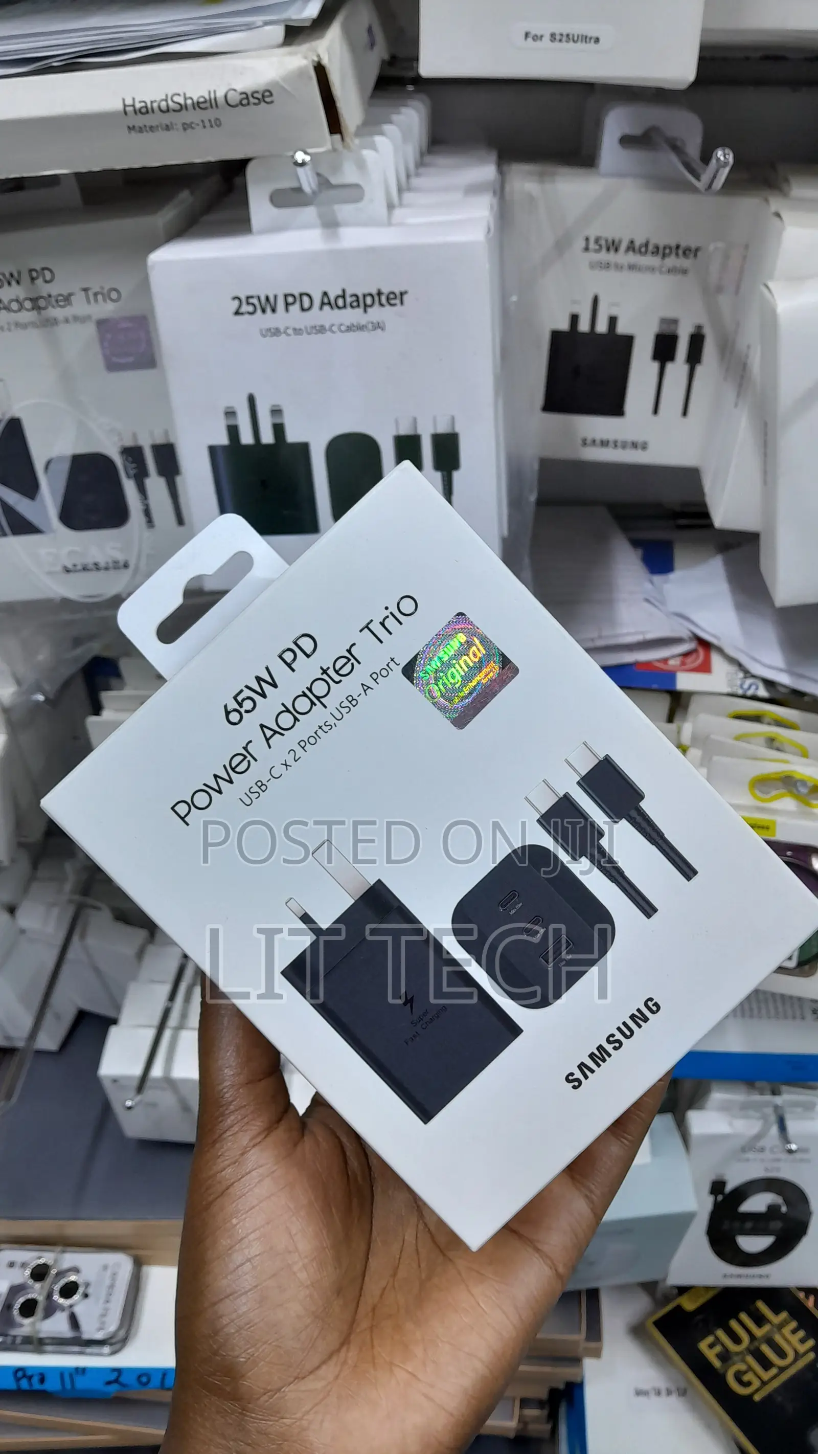 Samsung 65W Trio Super Fast Charger With 1m Cable- 3 Ports