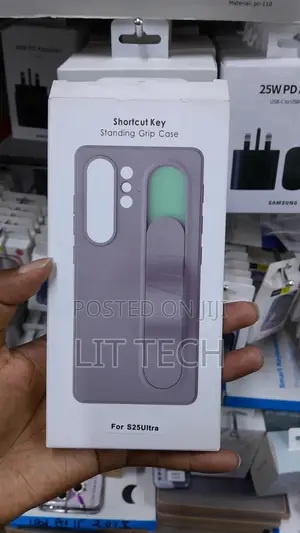 Standing Grip Case/Wristband Case for Samsung S25 Ultra