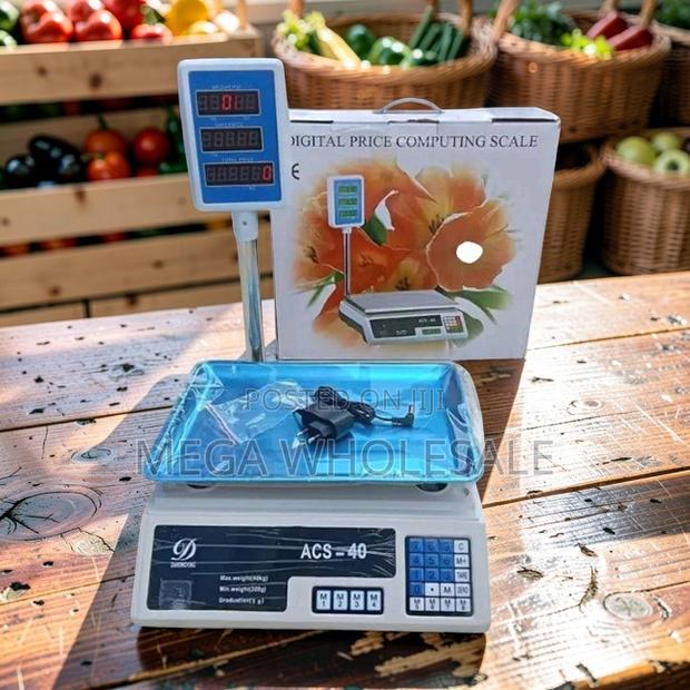 Efficient Retail ACS 40 Digital Weighing Scale With Stable Platform