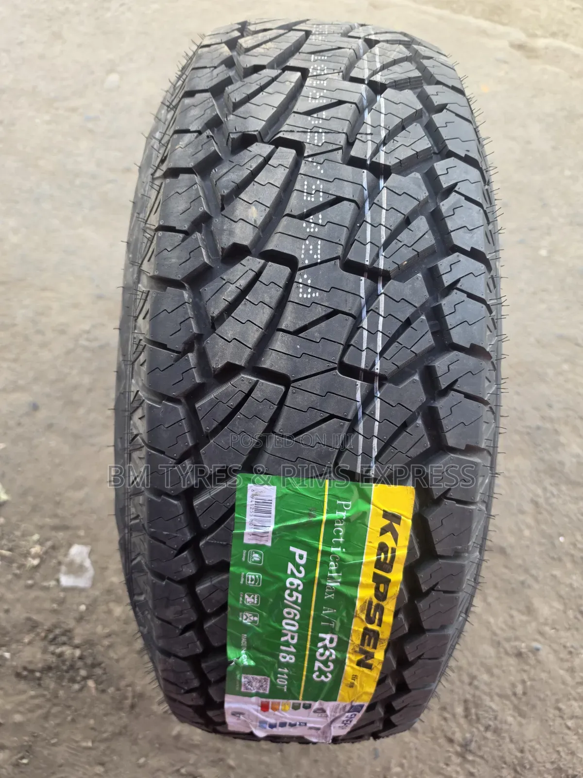 265 /60 R18 Kapsen Tires (All Terrain)