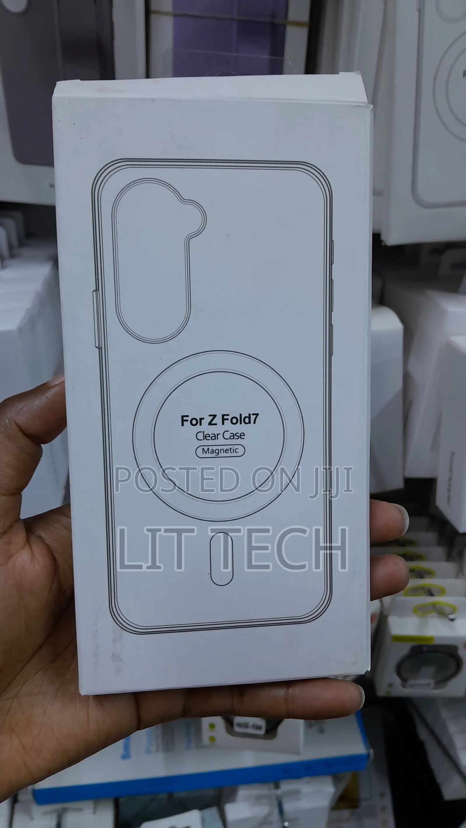 Samsung Z Fold 7 Clear Magsafe Shockproof Case