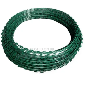 Galvanised Green 10M Razor Wire