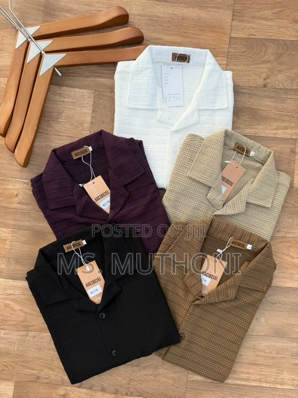 Textured Cuban Collar Shirt: L-3xl