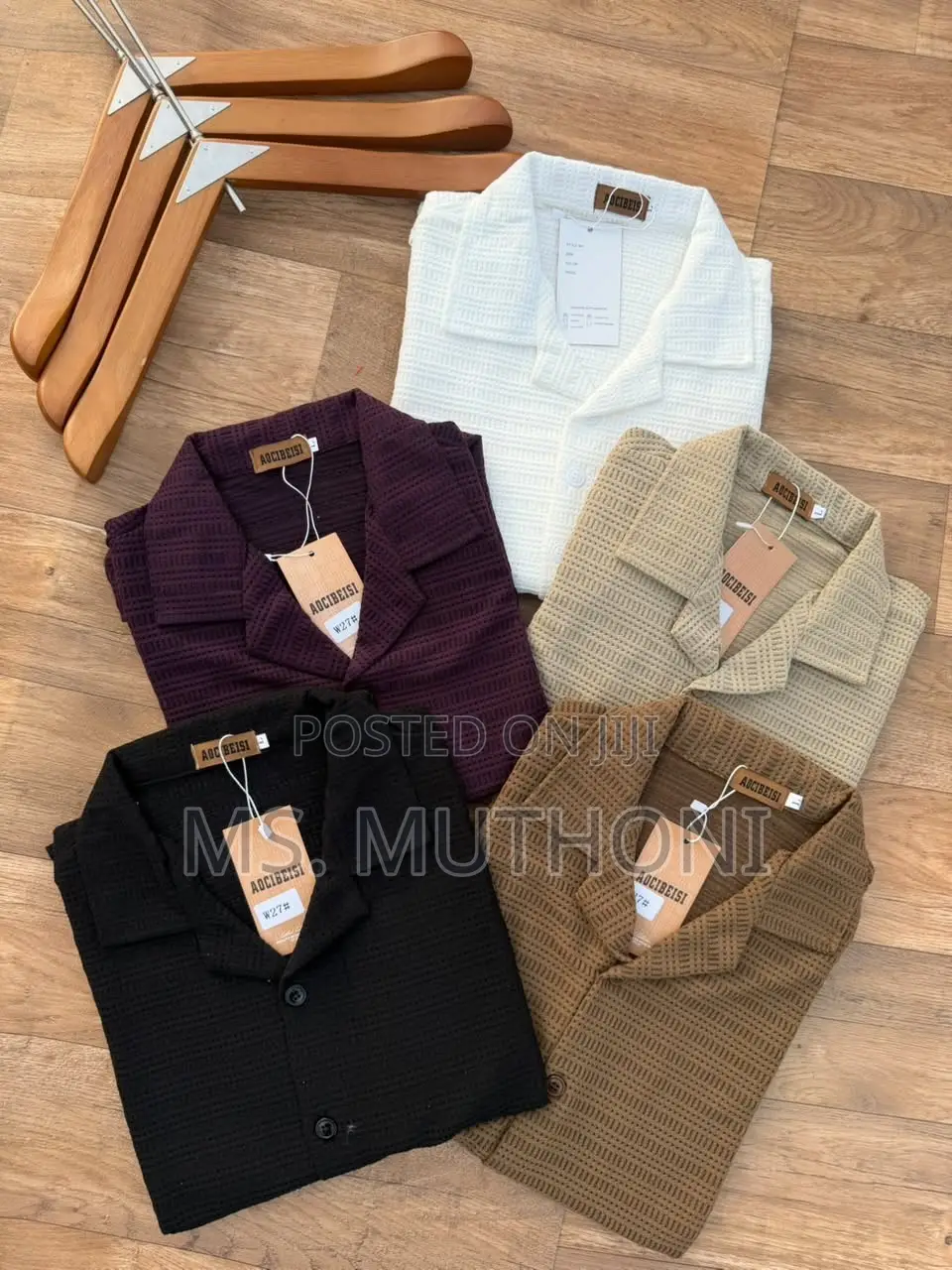 Textured Cuban Collar Shirt: L-3xl
