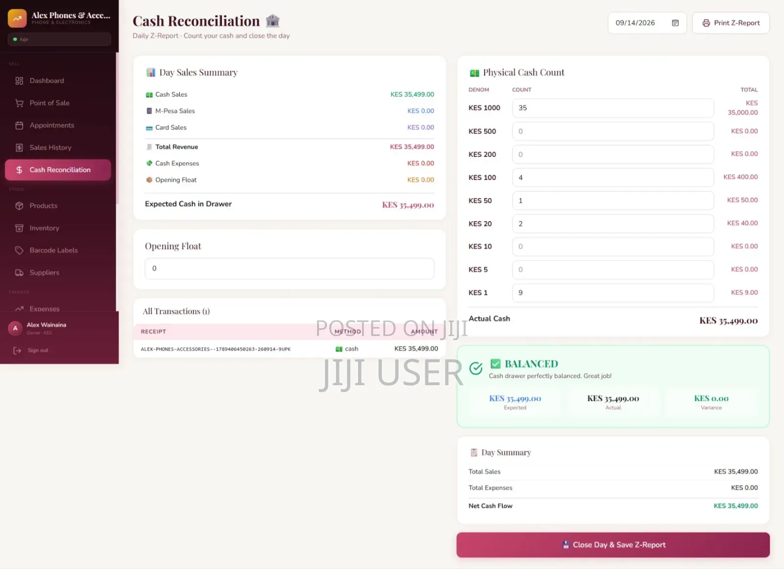 POS Stock Management System for Shops – Sales Profit