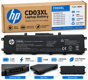 HP CD03XL Battery for ProBook 640 645 650 G4 G5 – 48Wh