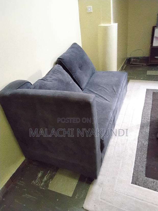 6-Seater Fabric Sofa Set - Dark Grey - thumbnail 5