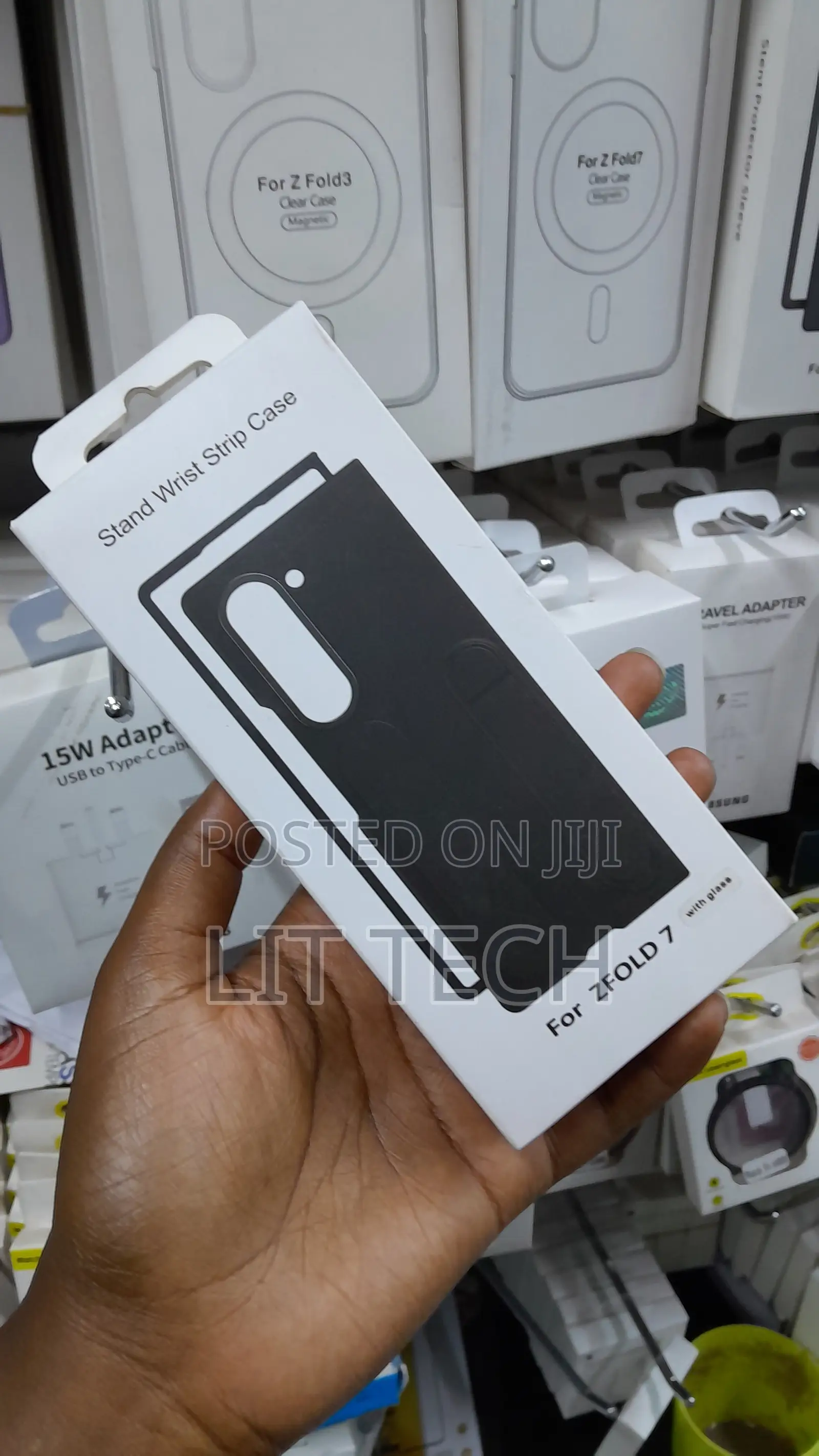 Samsung Z Fold 7 Stand Wrist Strip Case