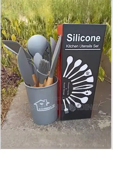 12pc Silicone Spoons Set