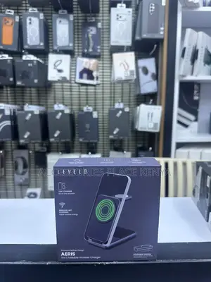 Levelo Aeris 3 in 1 Foldable Wireless Charger - Cloudy Grey