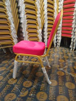 Red Velvet Heavy-Duty Conference Banquet Chair