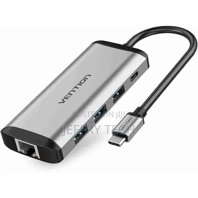 Vention USB C Multi-Function 6 in 1 Docking Station, Type C TO HDMI/US