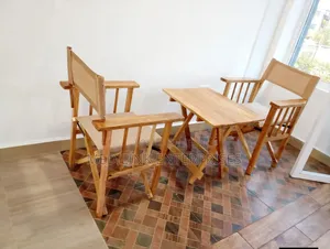 Customized Mahogany Safari Camping Chairs Foldable