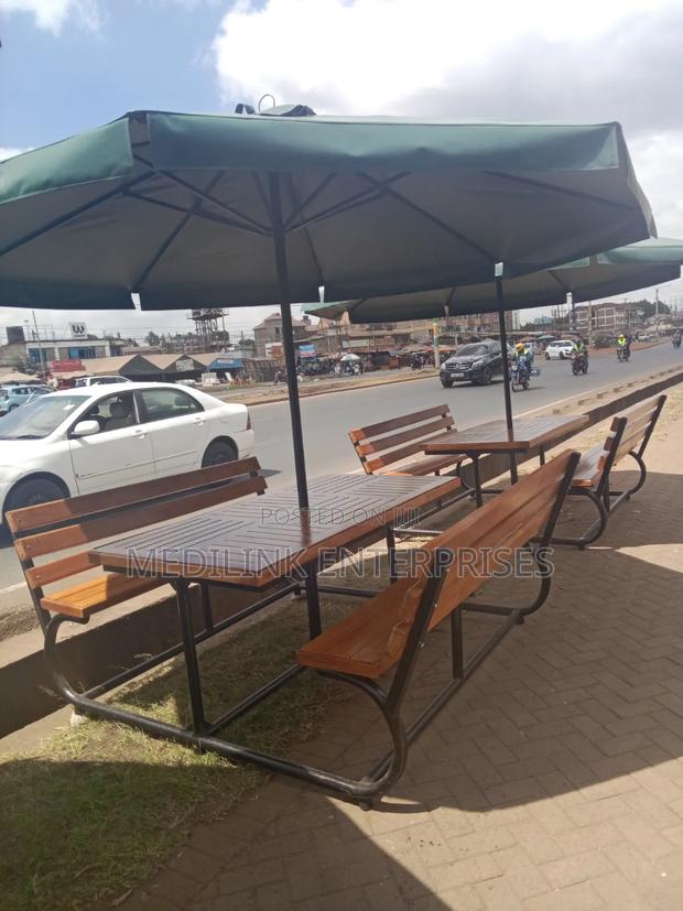 Medina All Weather Bench With a Backrest 6ft - main view
