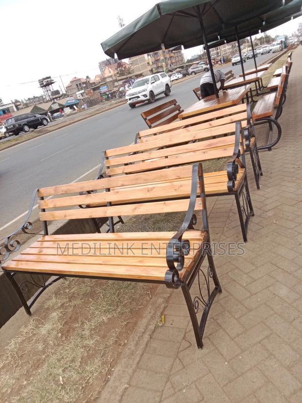Metro Teak Wood Mix 5ft Outdoor Benches