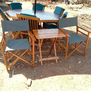 Ashaki Olm Wooden Mahogany Safari Chairs