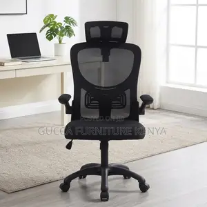 Office Staff Mesh Chair With Flip Arms
