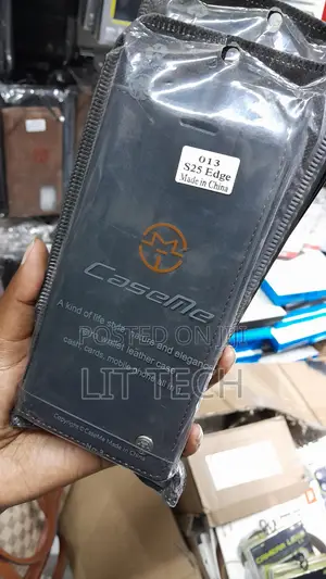 Leather Flip Cover Case for Samsung Galaxy S25 Edge