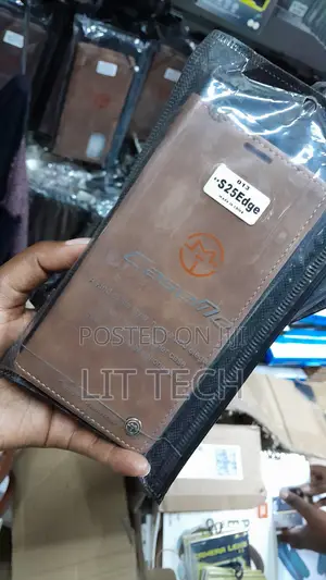 Caseme Leather Flip Cover Case for Samsung Galaxy S25 Edge