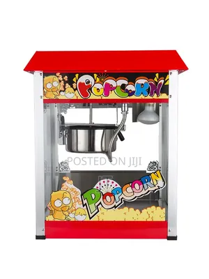 Euromax Red-Roofed Commercial Electric Popcorn Machine