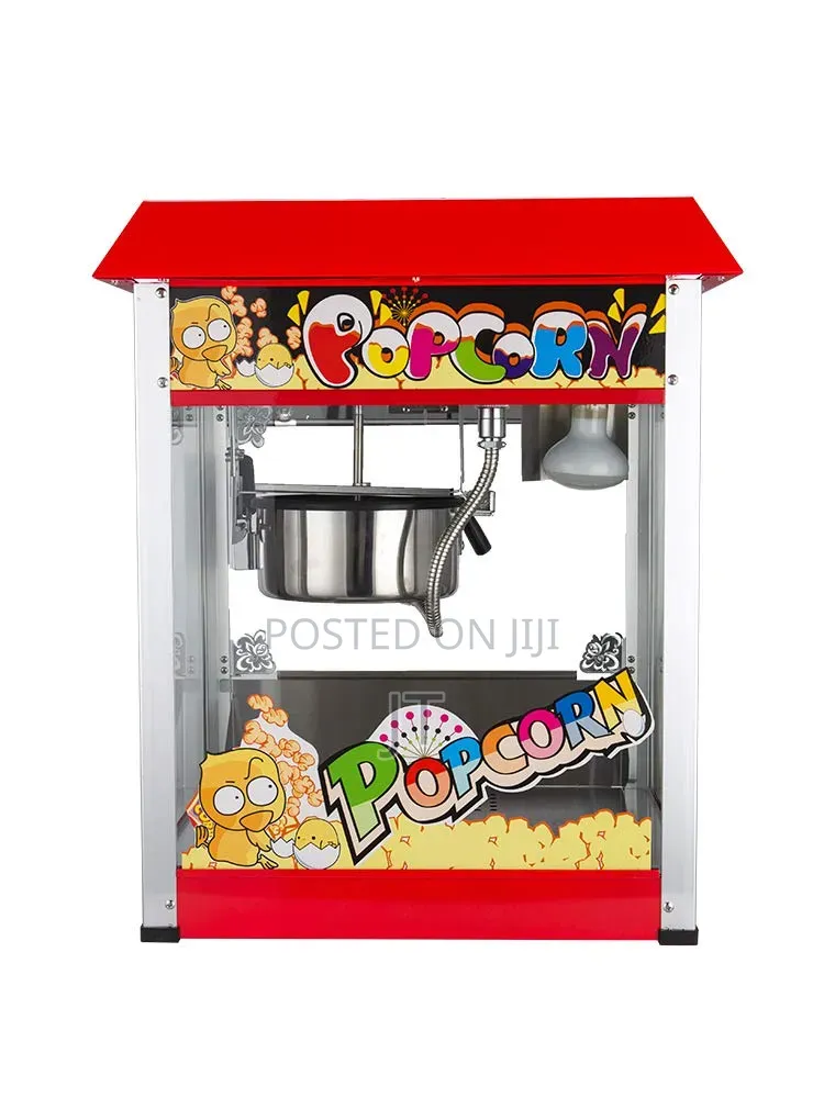 Euromax Red-Roofed Commercial Electric Popcorn Machine