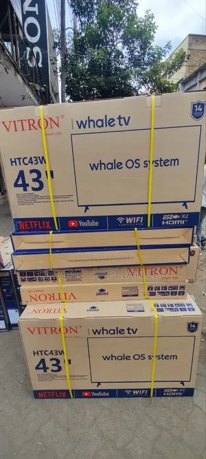 Vitron 43" Inch FHD Smart LED TV - Whale OS, HDR, Wi-Fi, Bluetooth