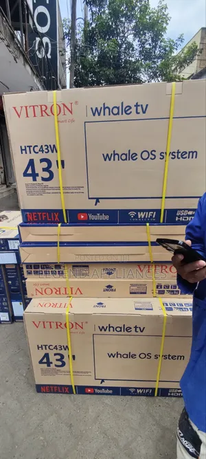 Vitron 43" Inch FHD Smart LED TV - Whale OS, HDR, Wi-Fi, Bluetooth