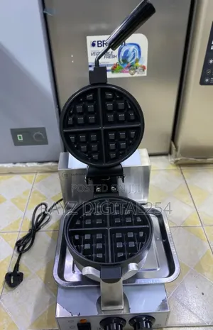 Commercial Rotational Waffle Maker Single